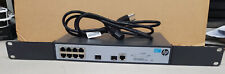 HP JG920A 1920-8G 8-Port 2-SFP Port 180W Enterprise Network Switch W/ Rack Mount picture