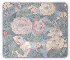 Ambesonne Flower Blossom Mousepad Rectangle Non-Slip Rubber picture