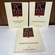 Vintage Central Point Pc Tools Deluxe; Version 6 Six Desktop Manager Manuals picture