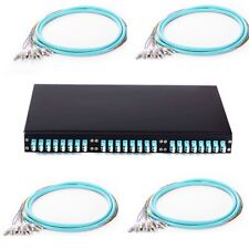 1U 19'' Rackmount 24 Port LC Fiber patch panel loaded with pigtail,LC adapter-98 picture