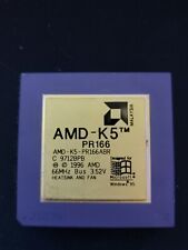 CERAMIC COLLECTABLE AMD-K5-PR166ABR PROCESSOR CPU VINTAGE GOLD RECOVERY picture