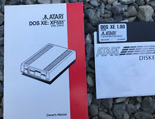 Atari OWNERS MANUAL for XF551 Disk Drive w/DOS XE DX 5090 NEW 800/XL/XE picture