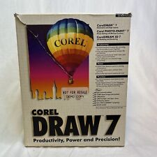 Corel Draw 7 CD-ROM NOT FOR RESALE DEMO COPY Software Box Manuals Only NO DISCS picture