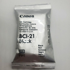 CANON BCI-21 Black Ink Cartridge NEW AUTHENTIC OEM BJC Series - SEALED picture