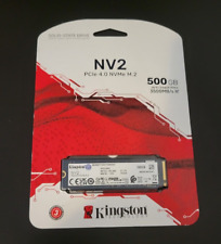 Kingston NV2 500GB PCIe 4.0 NVMe M.2 Internal SSD (SNV2S/500G) Brand New picture