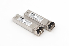 Lot Of 2 Dell 10G SFP+ SR 850nm Optical Transceiver Module Dell P/N: 09DKXJ picture