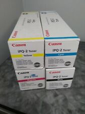  Canon IPQ-2 Toner Cartridge Set CMYK 0436B003 0437B003 0439B003 0438B003 SEALED picture