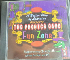 The Phonics Game Fun Zone PC/Mac CD-ROM Better Way Learn 1998 for Windows 95/98 picture