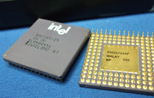 A82385-25 IV(B) Intel A82385 Vintage CPU CACHE CONT PGA Gold NEW ORIG PKG QTY=1 picture