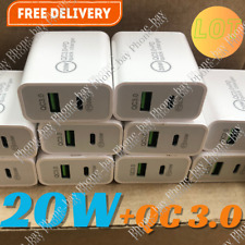 Wholesale 20W PD QC3.0 Fast Charger USB Type C Power Adapter For iPhone Samsung picture