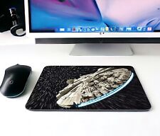 Star Wars Millennium Falcon 9” Neoprene Computer Mouse Pad Nonslip Rubber Decor picture