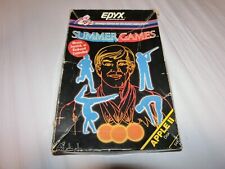 Summer Games (EPYX) with Japanese manual for apple ii game vintage software picture
