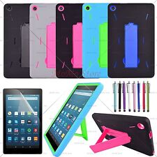 Hybrid Shockproof Kickstand Hard Soft Case Cover For Amazon Fire HD 8 2016  picture