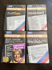 Lot Of 4 Vintage Timeworks Commodore 64 128 Software Programs Word Data UNTESTED picture