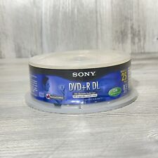 Sony DVD+R Double Layer 2.4-8x Discs 8.5 GB 25 pack New and Sealed picture