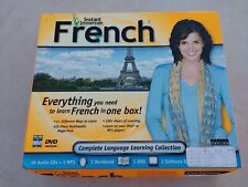 Instant Immersion French 16 CD Lesson Course W/ Workbook 2 Learning Programs picture