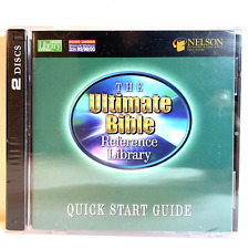 THE ULTIMATE BIBLE REFERENCE LIBRARY (2002) Quick Start Guide PC CD-ROM - NEW picture