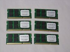 (LOT OF 6) TOTAL MICRO TECH 8GB PC3 12800 1600 LAPTOP RAM MEMORY TESTED CH117 picture