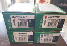 Lexmark C231HK0 C231HM0 C231HY0 C231HC0 High Yield set of 4 TONERS picture