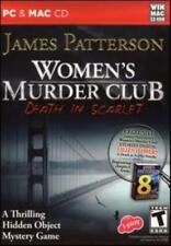 James Patterson Womens Murder Club Death In Scarlet PC MAC CD hidden find game picture