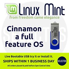 Linux Mint Cinnamon 21.3 Virginia  Bootable USB 64bit New & Advanced Linux Users picture