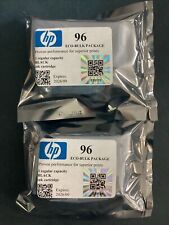 HP 96 - Black - (Quantity 2)- ECO-BULK PACKAGING - Genuine NEW -  picture