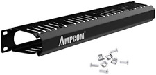 AMPCOM 1U Cable Management Horizontal Mount 19 inch Server Rack with Mounting Sc picture