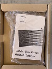 NOS Vintage 1994 TOSHIBA Microsoft Ballpoint Mouse v2.0 - PA2805U - NEW IN BOX picture