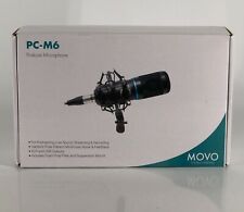 Movo PC-M6 Universal Cardioid Podcasting Microphone for XLR, 3.5mm and USB picture