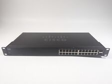 Cisco SG110-24 24-Port Network Switch Gigabit Ethernet w/ Rack Mounts No Cord picture