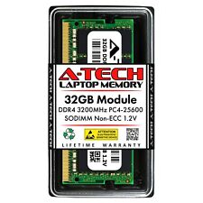 A-Tech 32GB PC4-25600 Laptop SODIMM DDR4 3200 MHz Non-ECC 260-Pin Memory RAM 32G picture