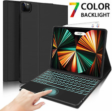 For iPad Pro 12.9 inch 2022 4th 5th 6th Gen Touchpad Backlit Keyboard Smart Case picture