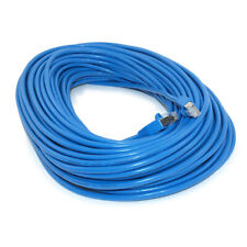 100ft Cat5E SHIELDED Ethernet RJ45 Patch Cable Stranded Snagless Booted BLU picture