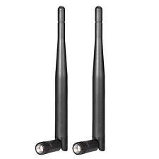 2pcs Dual Band WiFi Antenna 2.4GHz 5GHz 5.8GHz 3dBi RP-SMA Male for IP Camera picture