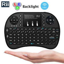 Genuine Rii i8+ Wireless Mini Keyboard + Touchpad with Backlight for PC Smart TV picture