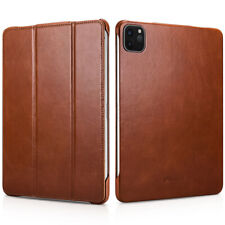 ICARER Original Vintage Stand Genuine Leather Smart Case f iPad Pro 11/12.9 2021 picture