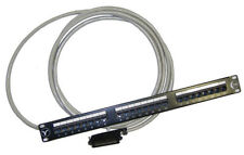 Rack Mount Telco Cable Cat3 RJ21 male to 24 way RJ45 Cat5e Panel VG224 CISCO 2m picture