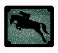 Custom Hunter  equestrian horse green& black computer, laptop,iPad,  mouse pad picture
