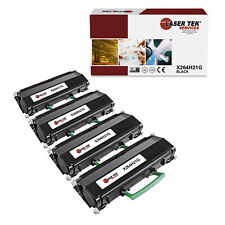 4Pk LTS X264HY X264H21G Black HY Remanufactured for Lexmark X264DN X363DN X364 picture