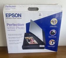 New Epson Perfection V200 PHOTO Flatbed Color Scanner 4800 DPI High Rise Lid NIB picture