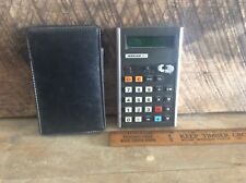 VTG Adler 81 C Calculattor , Made In Japan, With Case, Retro Pocket Calculattor picture