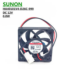 1pcs SUNON HA40101V4-D26C-999 4010 12V 0.8W 2-pin Magnetic Suspension Silent Fan picture