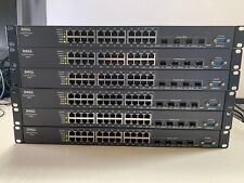 LOT OF 6:  DELL POWERCONNECT 5324 24 PORT GIGABIT NETWORK SWITCH 1U RACK MOUNT picture