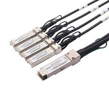 40G Qsfp+ To 4X10G Sfp+ Breakout Dac Twinax Cable For Cisco Qsfp-4Sfp10G-Cu1M, picture