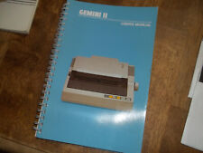 Vintage 1986 Star Gemini II Printer User manual for Commodore computers Gemini 2 picture