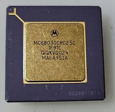 Vintage Rare Motorola MC68030CRC25C Processor For Collection or Gold Recovery picture