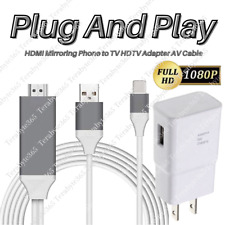 1080P HDMI Mirroring AV Cable Phone to TV HDTV Adapter For iPhone 14 13 12 11 XR picture