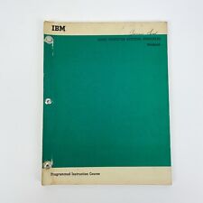 Vintage 1964 IBM ￼￼ Basic Computer Systems ￼￼Principles Notebook, USED picture