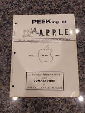 VINTAGE RARE 1978 PEEKing At Call A.P.P.L.E Vol 1  FIRST ISSUE Macintosh Apple picture
