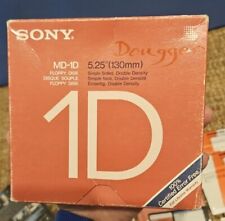 Sony MD-1D 5.25 Floppy Disk 10 Pack New Old Stock, Tested, Awesome picture